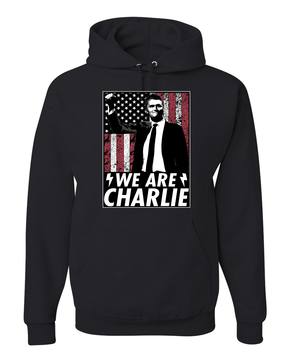 We Are Charlie, RIP Charlie, Kirk, Activist Unisex Hoodie Sweatshirt - Picture 3 of 28