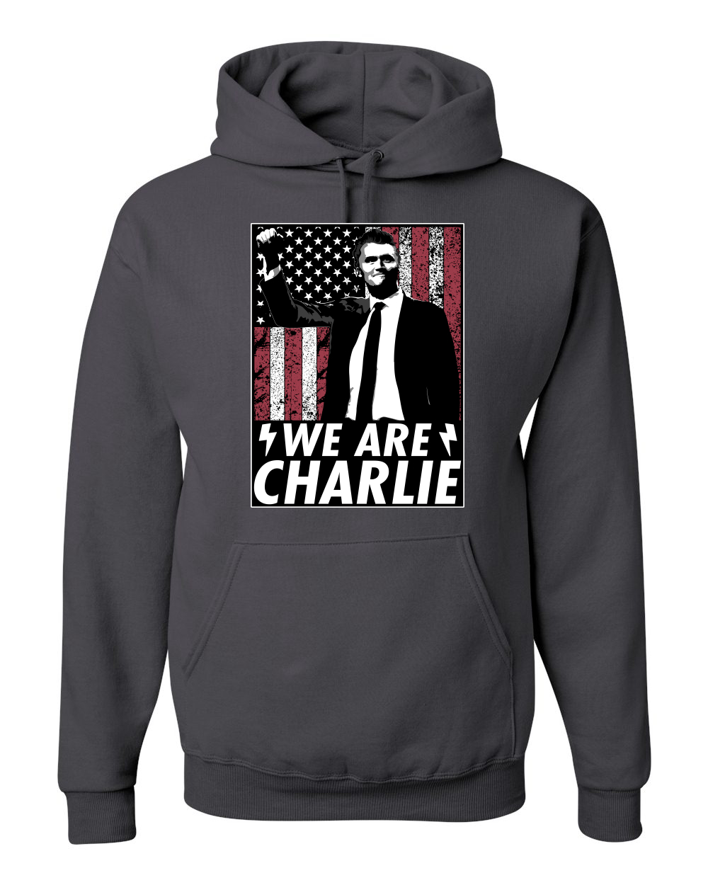 We Are Charlie, RIP Charlie, Kirk, Activist Unisex Hoodie Sweatshirt - Picture 4 of 28