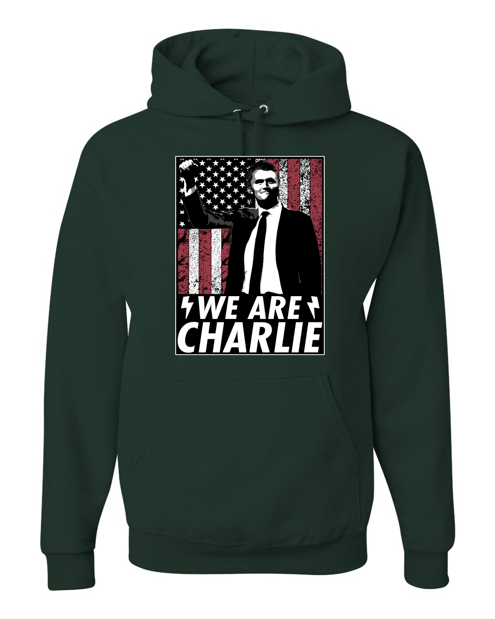 We Are Charlie, RIP Charlie, Kirk, Activist Unisex Hoodie Sweatshirt - Picture 5 of 28