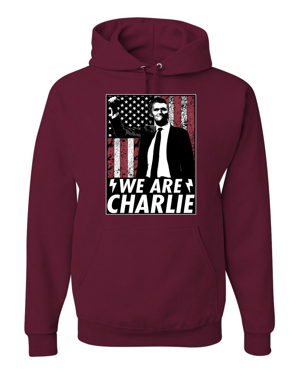 We Are Charlie, RIP Charlie, Kirk, Activist Unisex Hoodie Sweatshirt - Picture 11 of 28