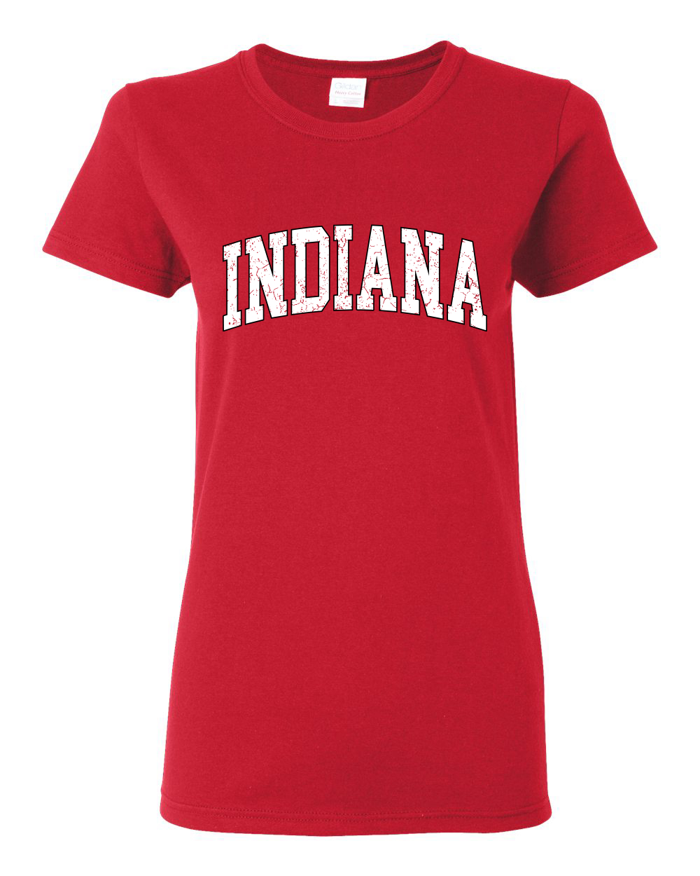 Vintage Indiana Classic Retro Distressed IN Sports Womens Graphic T-Shirt