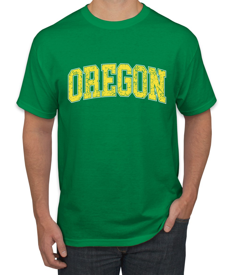 Vintage Oregon Classic Retro Distressed OR Sports Men’s T-Shirt