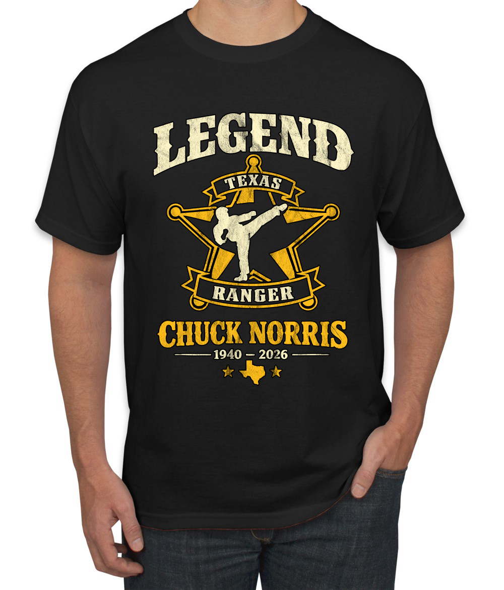 Chuck Norris Legend Ranger RIP Memorial 1940-2026 Tribute Men’s T-Shirt
